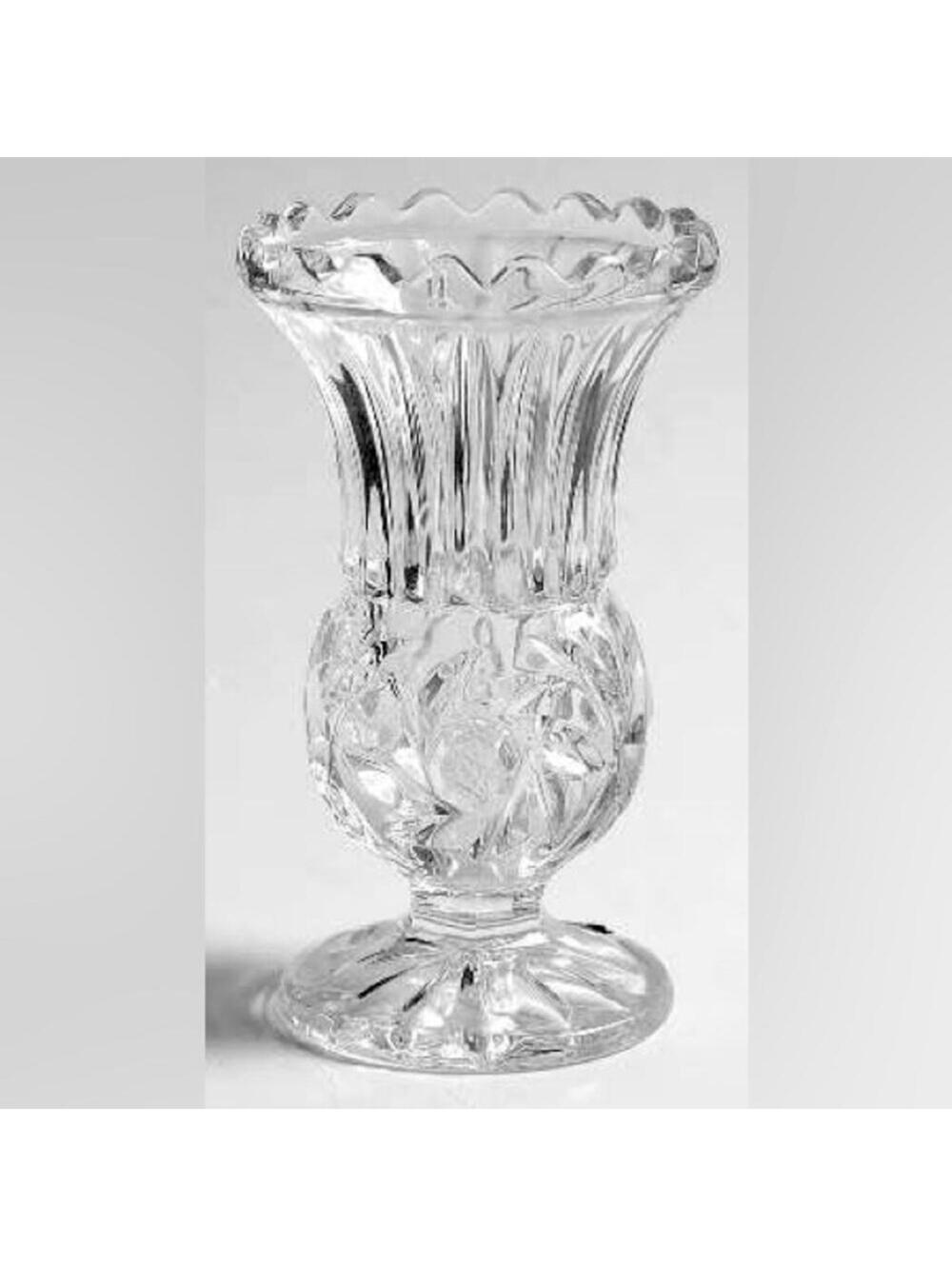 Crystal Clear Industries Pinwheel 4" Bud vase